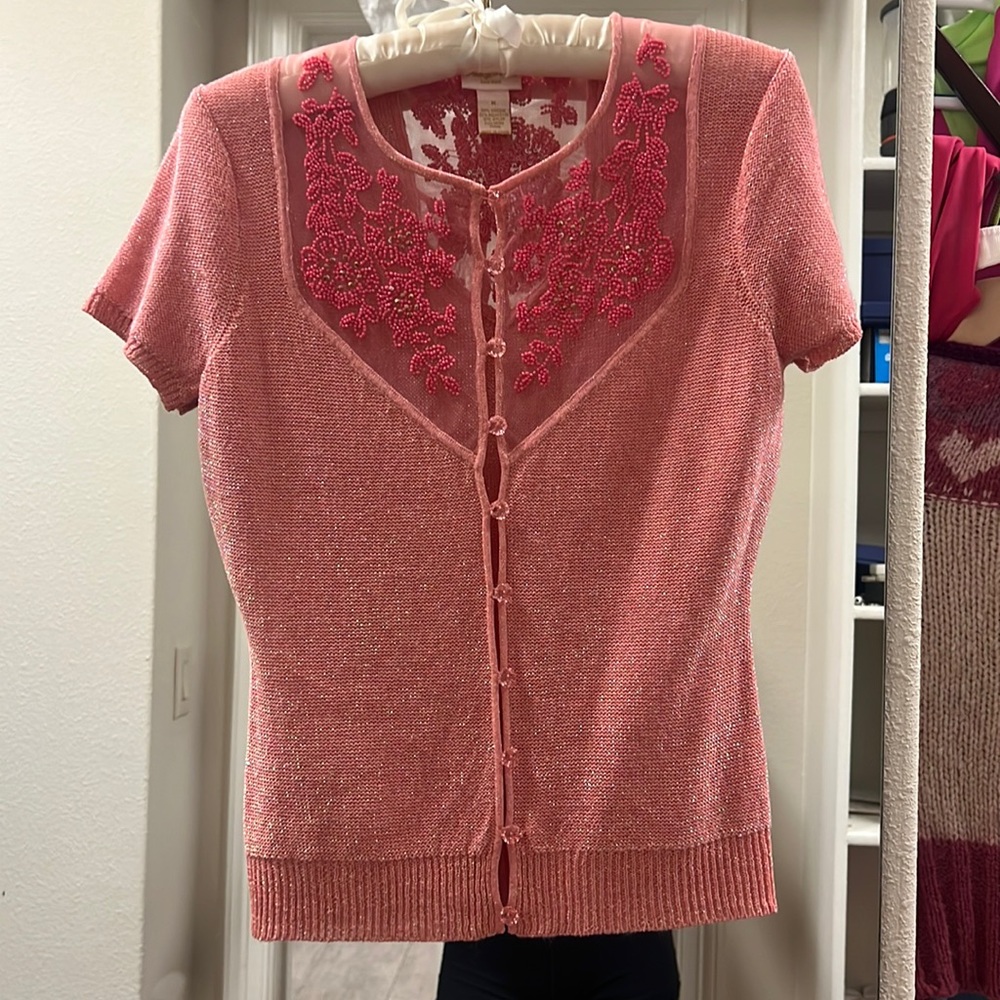 Tracy Reese NYC coral top